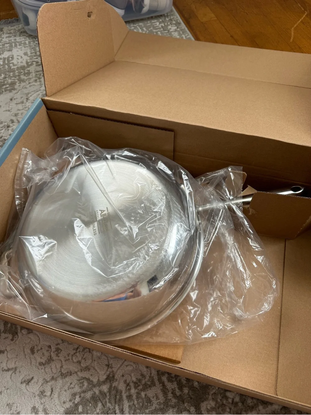 All-Clad D3 Stainless 4 Qt. Weeknight Pan with Lid BNIB